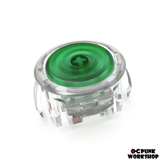 Universally fitting key caps suited for our premium Punk Workshop Europe buttons V1  Green,  cheap prices and super fast European shipping, Buy now!