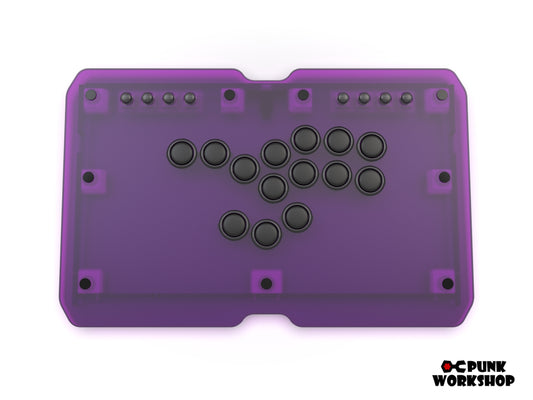 PWS Leverless U - Layout D - Transparent Purple - PKB PC